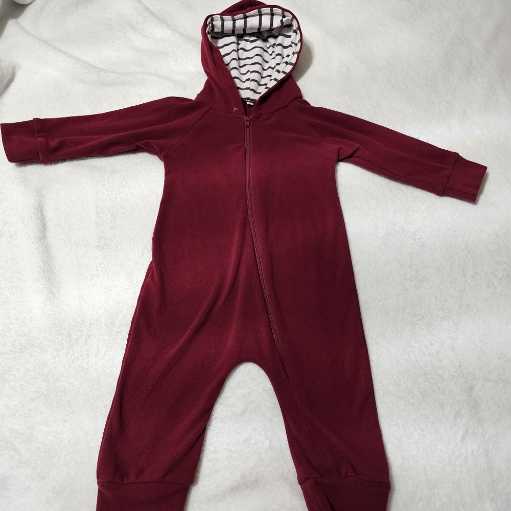 Velvety Chic striped baby hoodie size 12-18 months 90cm